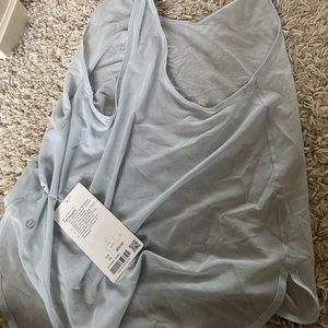Lululemon light blue mesh tank top/brand new